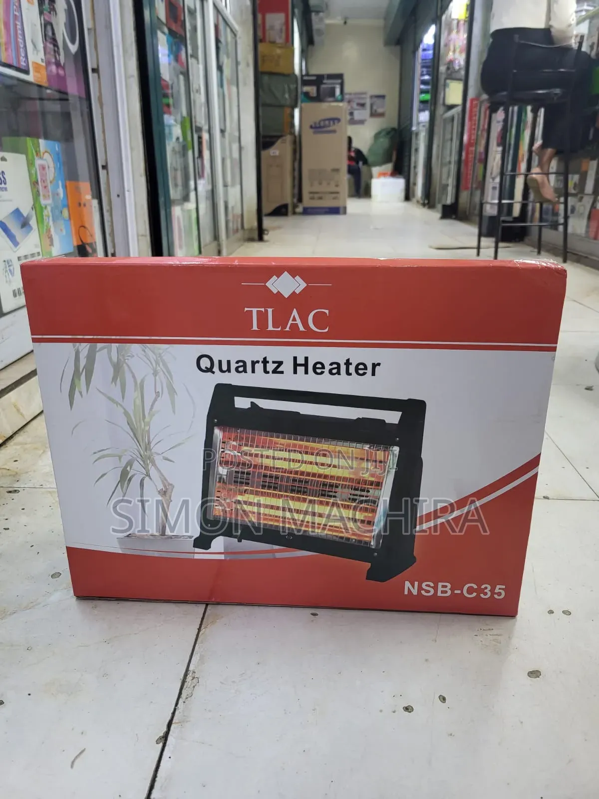 Tlac  Quartz Room Heater With Humidifier