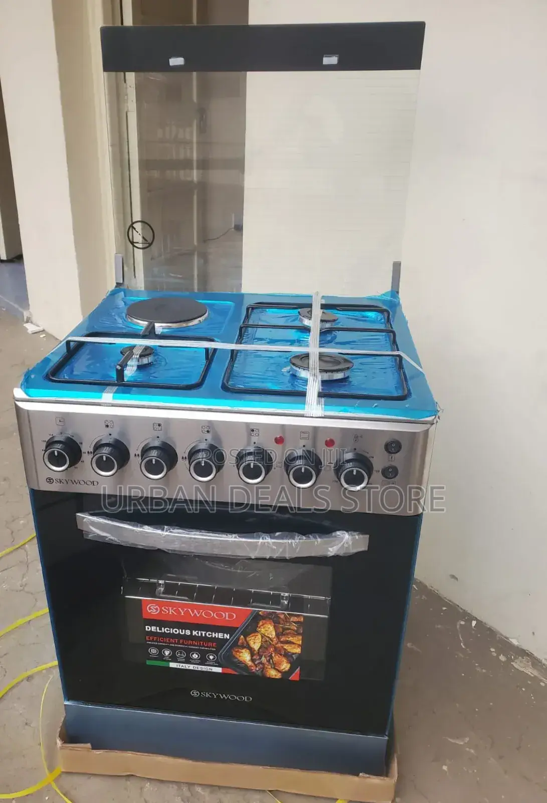 60*60 Skywood 3+1 Standing Cooker With Electric Oven