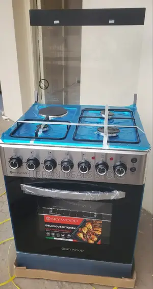 60*60 Skywood 3+1electric Plate Standing Cooker With Electric Oven