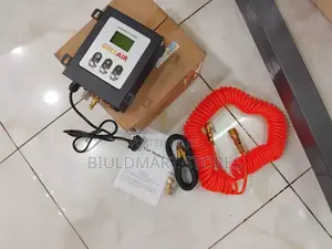 Garage Digital Tire Inflator Machine With Flexible Coiled Hose