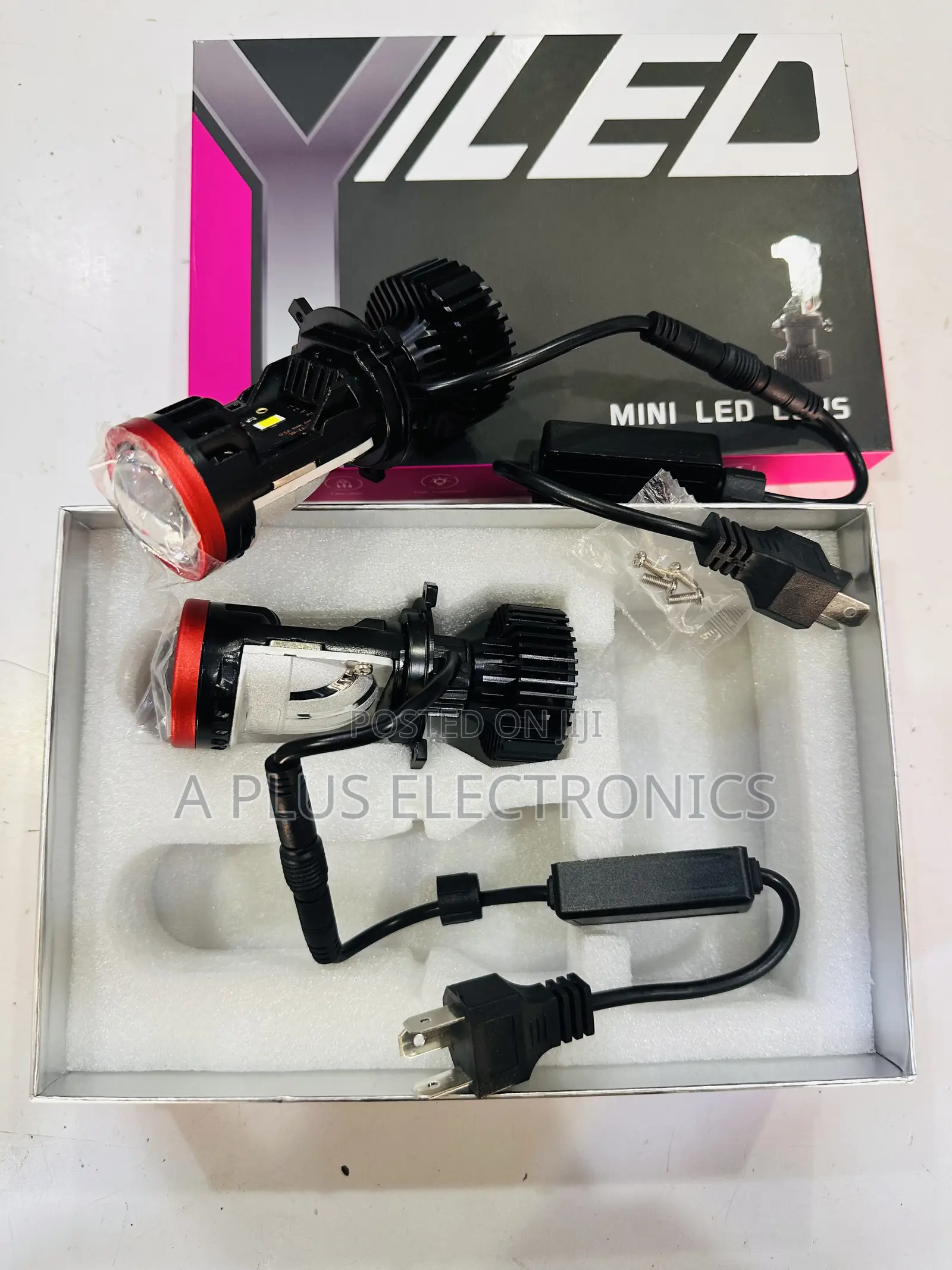 Y7 H4 Mini Projector Led Headlights – Super Bright Car Bulbs