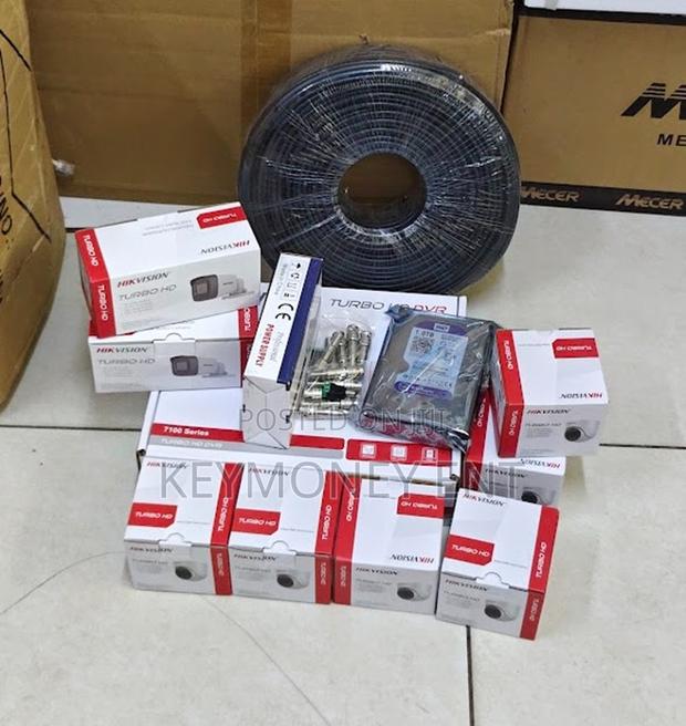 8 Outdoor Hikvision CCTV Cameras Complete Kit With 1tb Storage