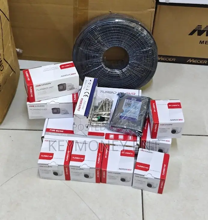 8 Outdoor Hikvision CCTV Cameras Complete Kit With 1tb Storage