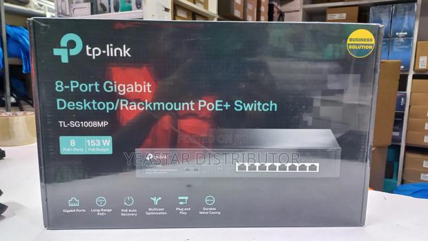 Tp-Link Tl-Sg1008mp 8 Port Poe Switch - main view