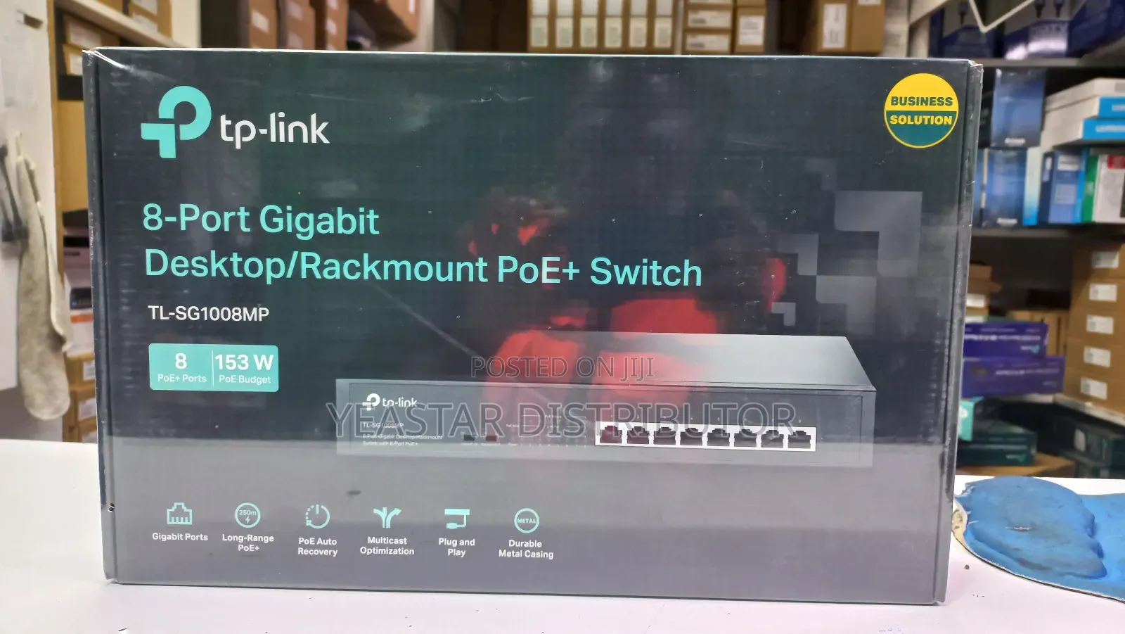 Tp-Link Tl-Sg1008mp 8 Port Poe Switch