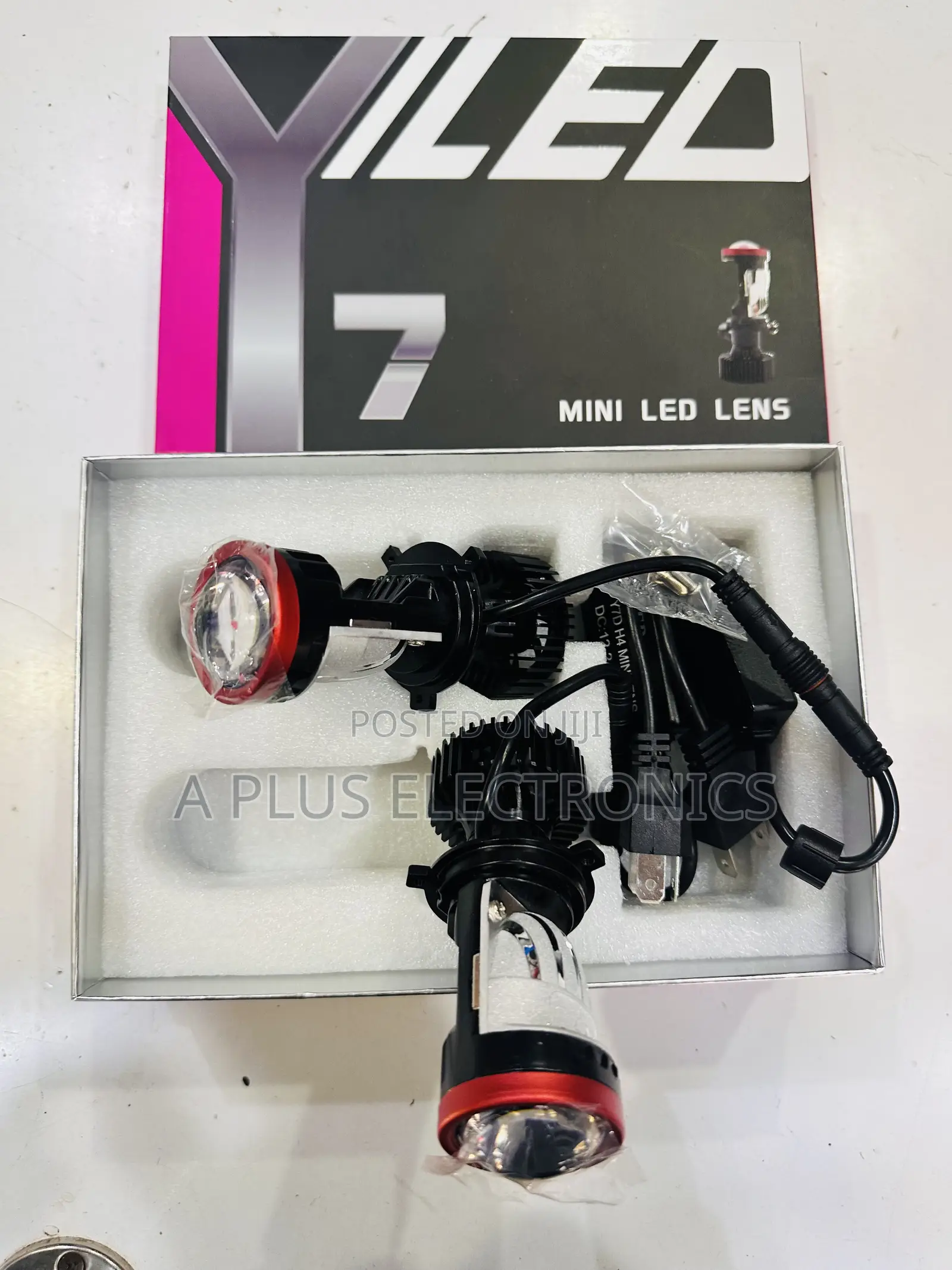 Y7 H4 Mini Projector Led Headlight Kit – Clear Beam Long Range