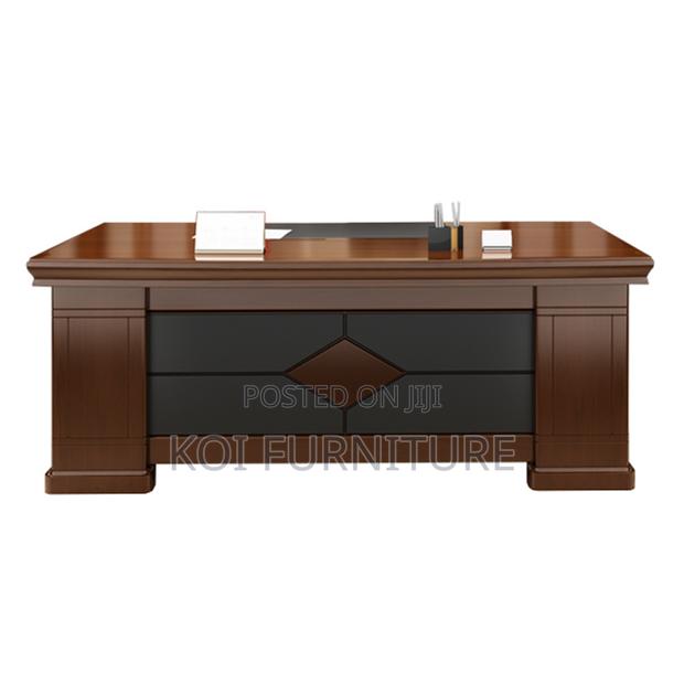 Office Desk : 1.8m Modern L-Shaped Executive Office Desk - thumbnail 5