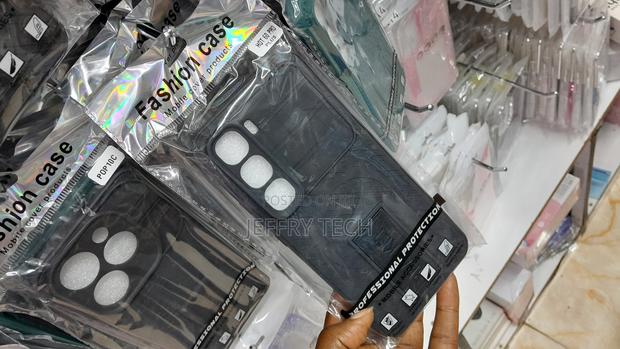 Festy Shockproof Rubber Infinix Hot 60 Pro Plus Case -Black - thumbnail 3