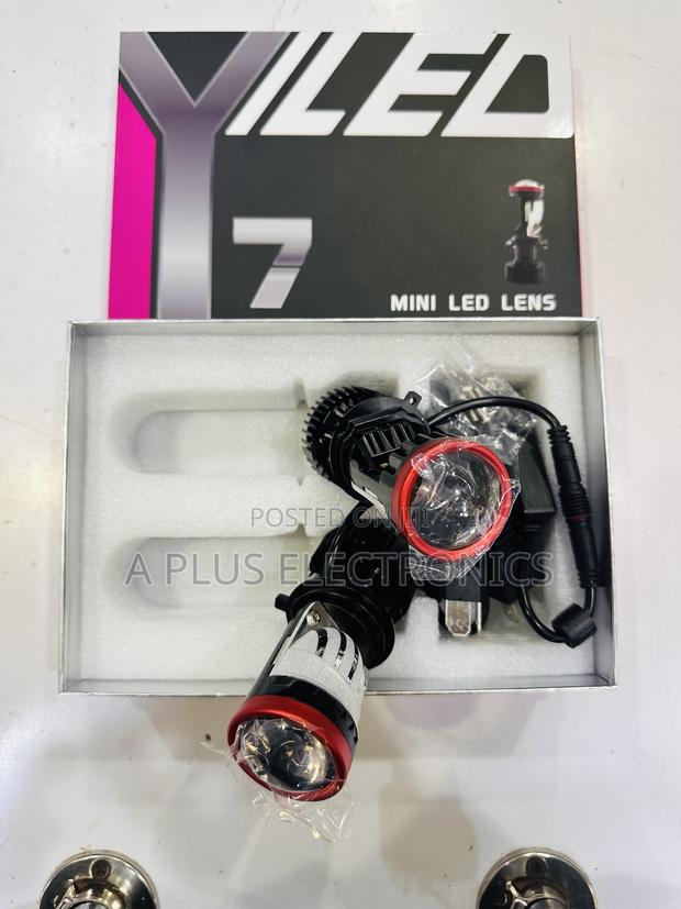 Y7 H4 Mini Projector Led Headlights – Easy Install Plug Play - thumbnail 2