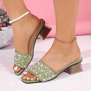 Classy Slip on Block Pumps - thumbnail 2