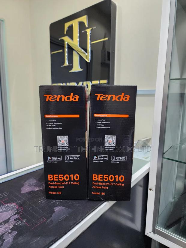 Tenda Be5010 Wi‐Fi 7 Dual‐Band Ceiling‐Mount Access Point - thumbnail 3