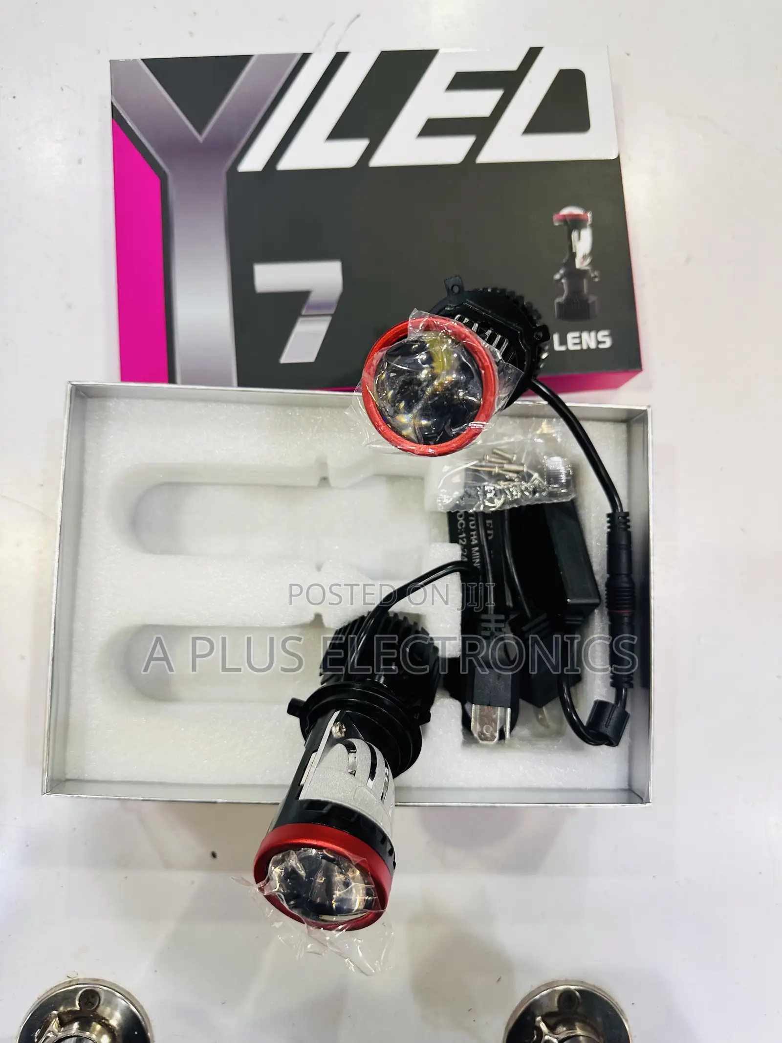 Y7 H4 Mini Projector Led Headlights – Strong Beam for Night Driving