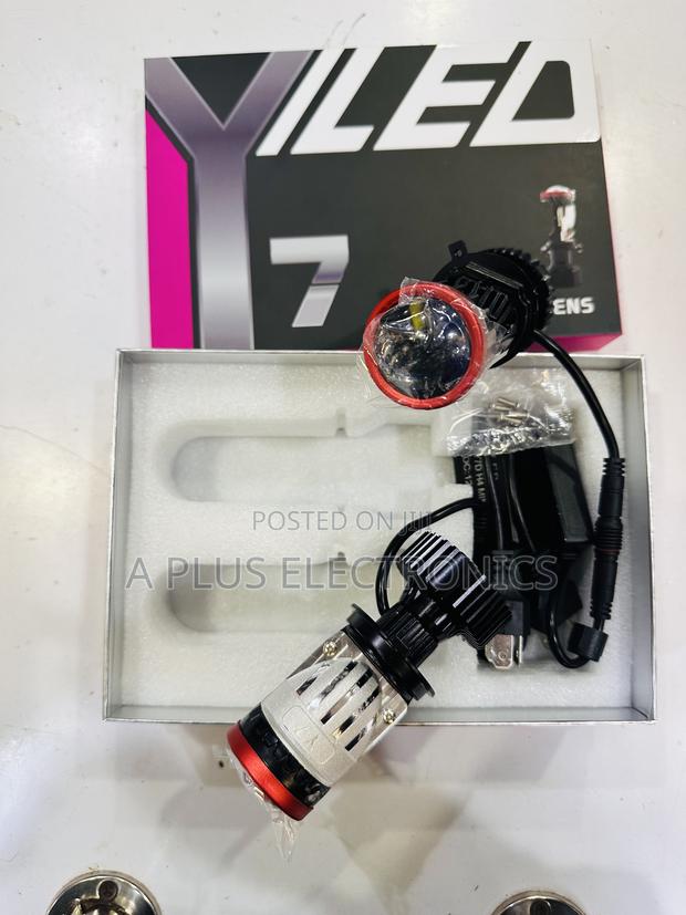 Y7 H4 Mini Projector Car Motorcycle Led Headlight –Bright Focus Beam - main view