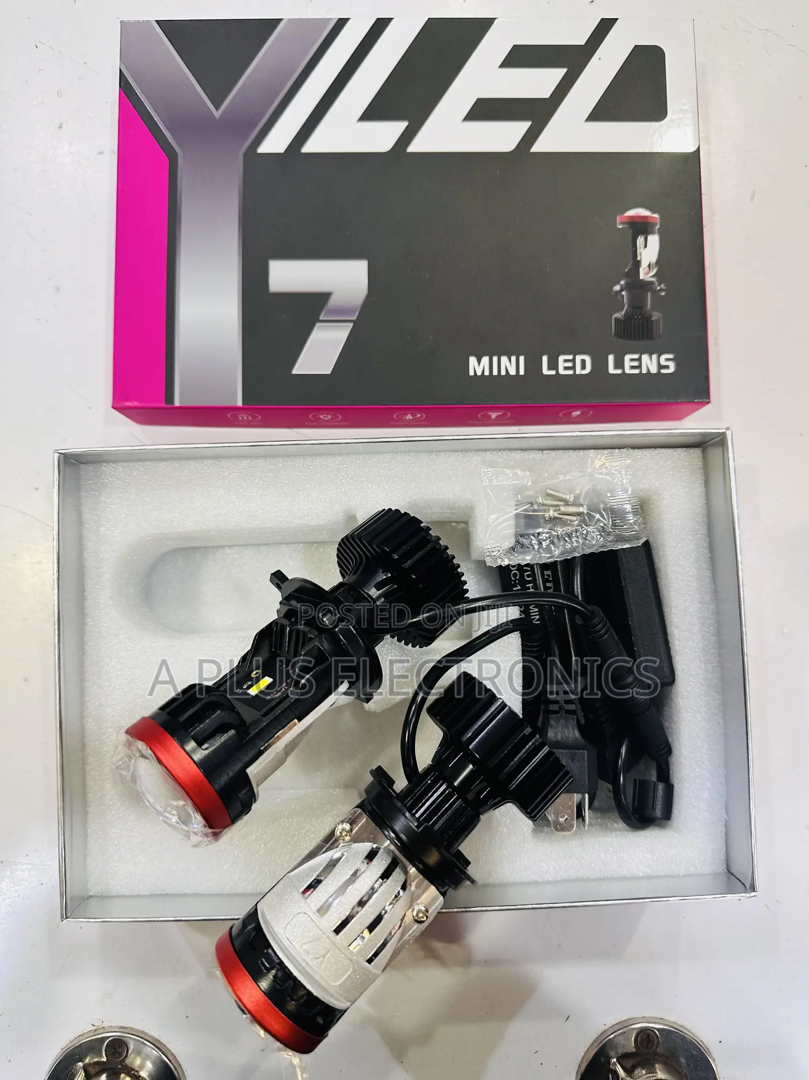 Y7 H4 Mini Projector Car Motorcycle Led Headlight –Bright Focus Beam