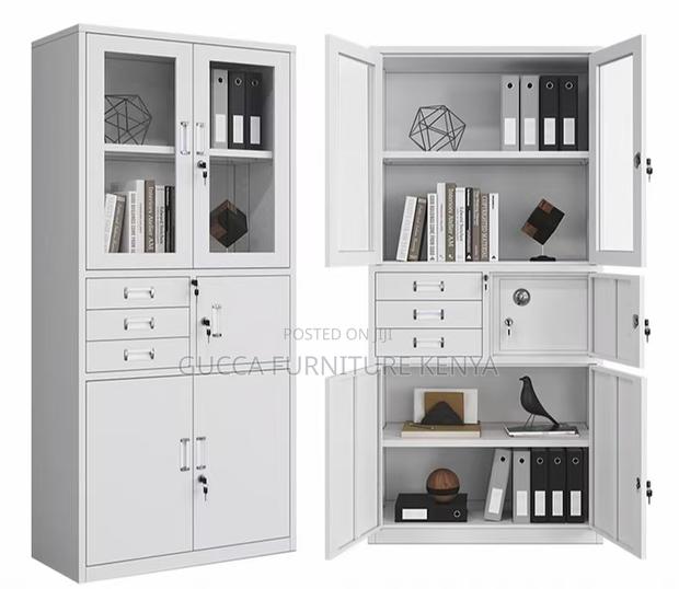 Office Metal Filing Cabinet With Safe - thumbnail 2