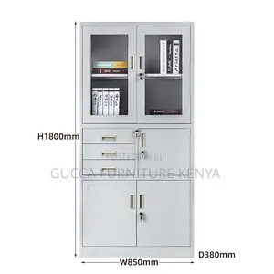 Office Metal Filing Cabinet With Safe