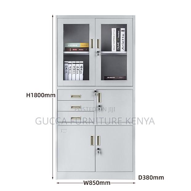 Office Metal Filing Cabinet With Safe - thumbnail 4