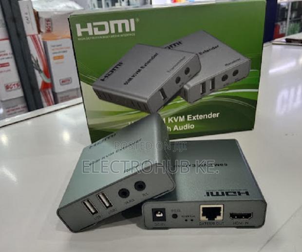 Hdmi Kvm Extender Kit 60m With Audio Keyboard Mouse - main view