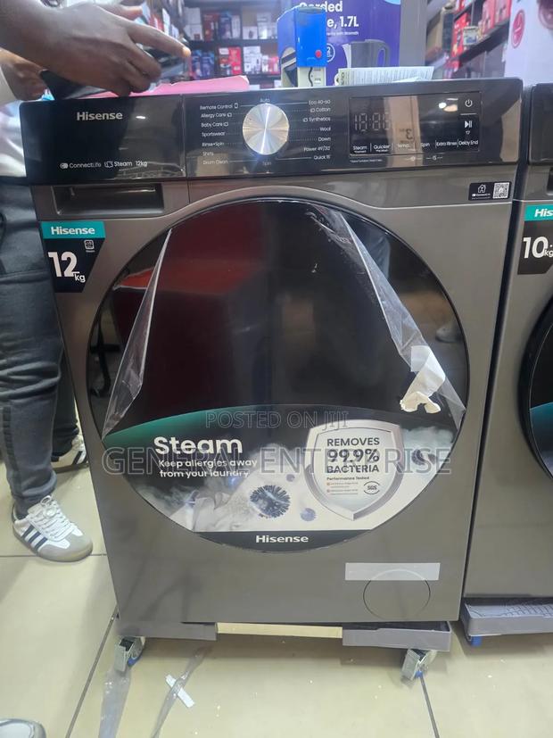 Hisense 12kg Front Load Wash and Spin Washing Machine