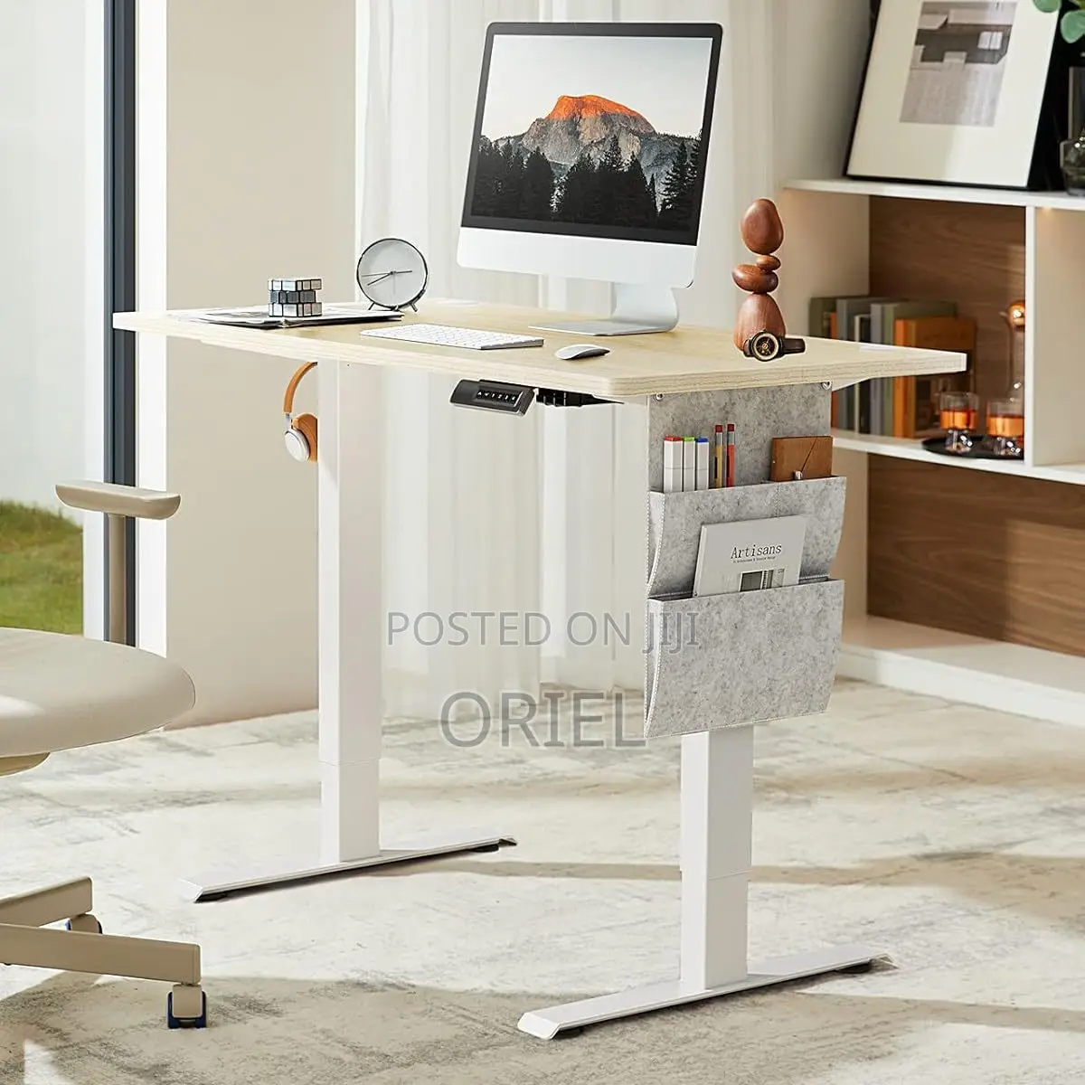 Office Desk : 2000mm Electric Height Adjustable Office Desk