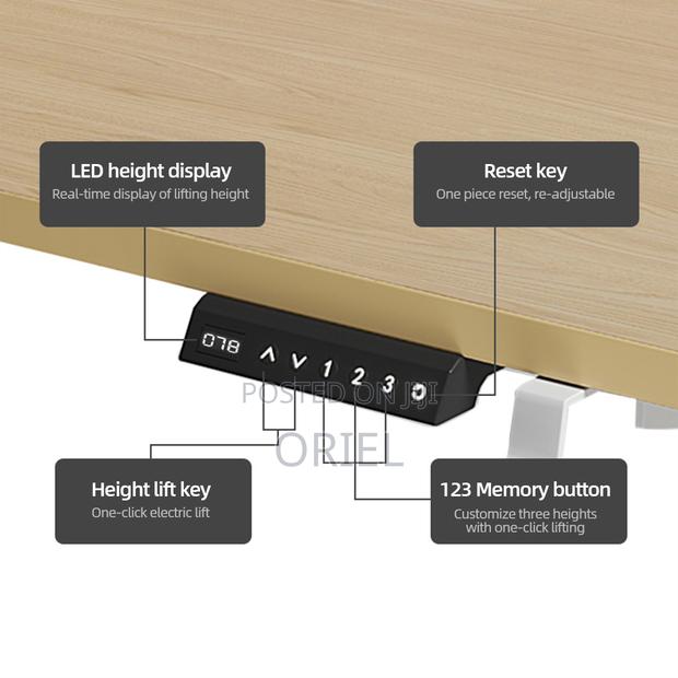 Office Desk : 2000mm Electric Height Adjustable Office Desk - thumbnail 10