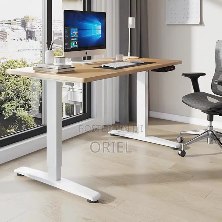 Office Desk : 2000mm Electric Height Adjustable Office Desk