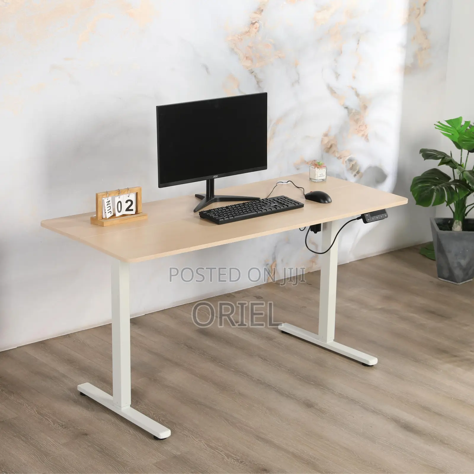 Office Desk : 2000mm Electric Height Adjustable Office Desk