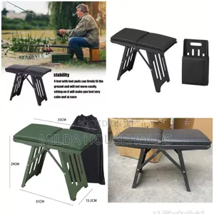 Steel Portable Folding Stool.