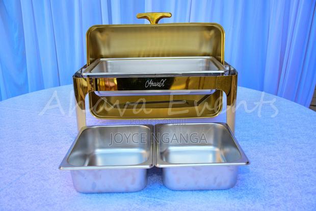 Roll Top Gold 9ltrs Chaffing Dish - thumbnail 2