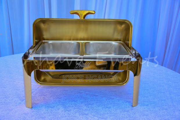 Roll Top Gold 9ltrs Chaffing Dish - thumbnail 3