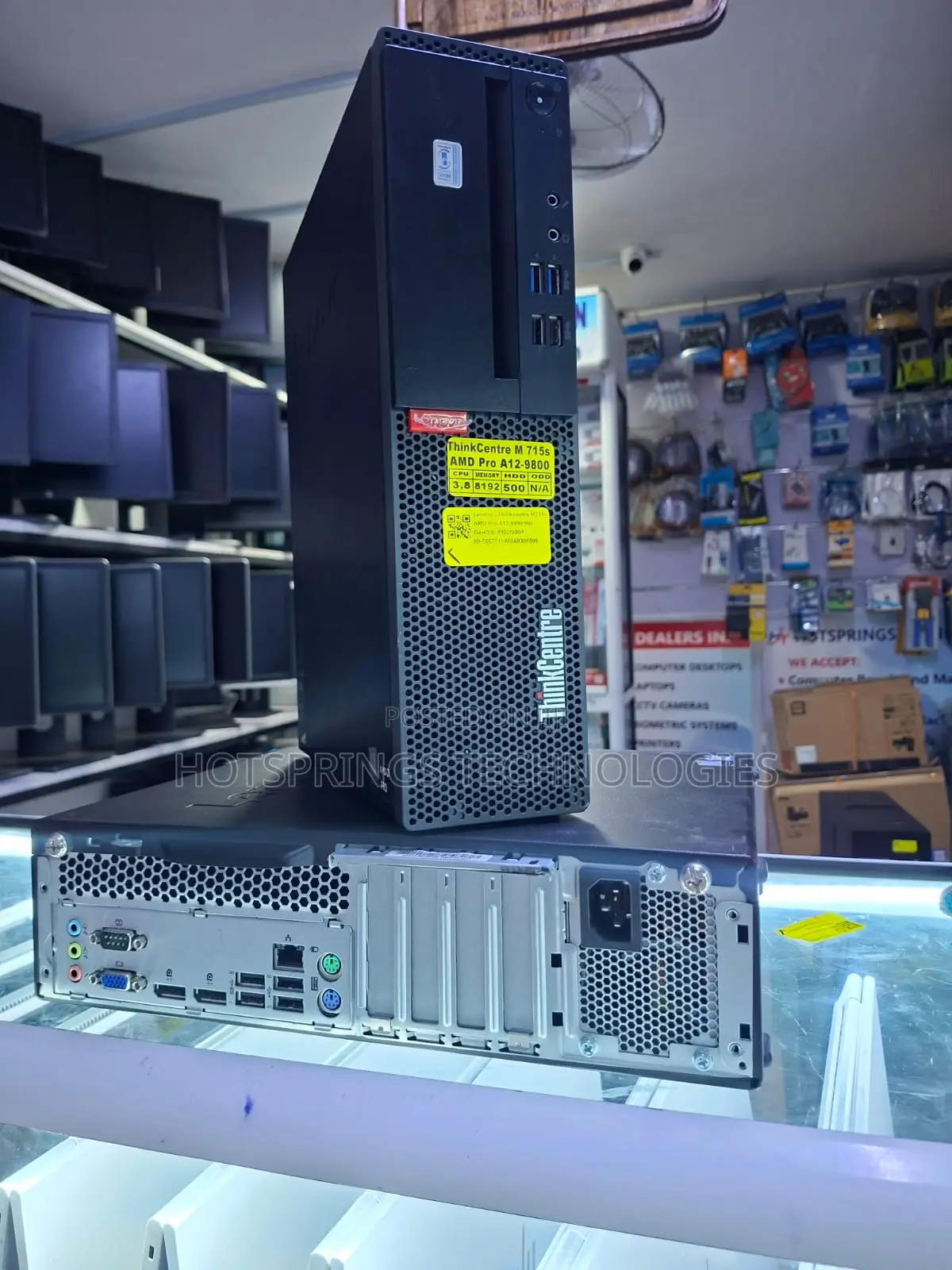 Desktop Computer Lenovo ThinkCentre M715 SFF 8GB AMD HDD 500GB