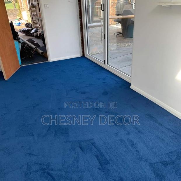 Blue Church Altar Carpet