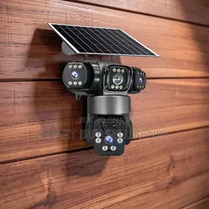 Smooth Pan and Tilt Monitoring 20mp 4g PTZ Triple Lens Solar Camera
