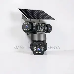 Colored Night Vision 20mp Ultra Hd 4g PTZ Triple Lens Solar Camera
