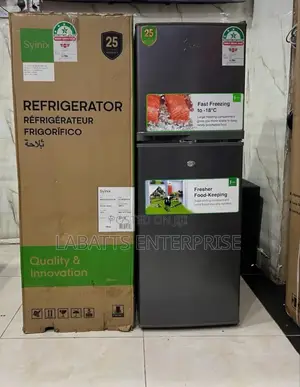 Syinix 137litres Double Door Refrigerator 25 Months Warranty