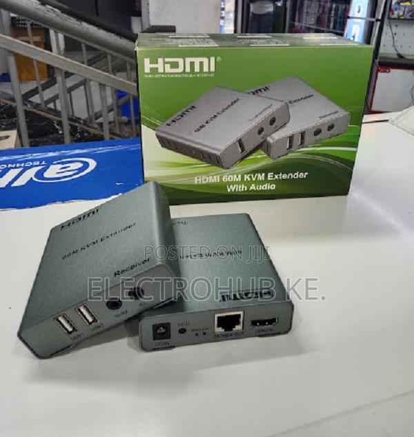 60m Hdmi Kvm Extender With Usb Keyboard Mouse & Audio
