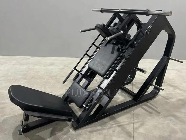 Leg Press With a Hack Squat Machine
.