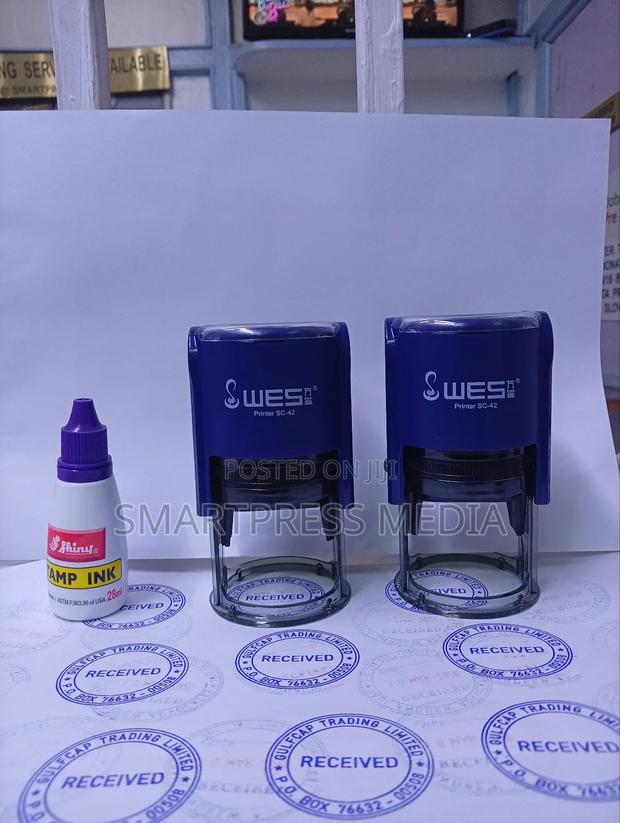 Round Shaped Rubber Stamps - main view