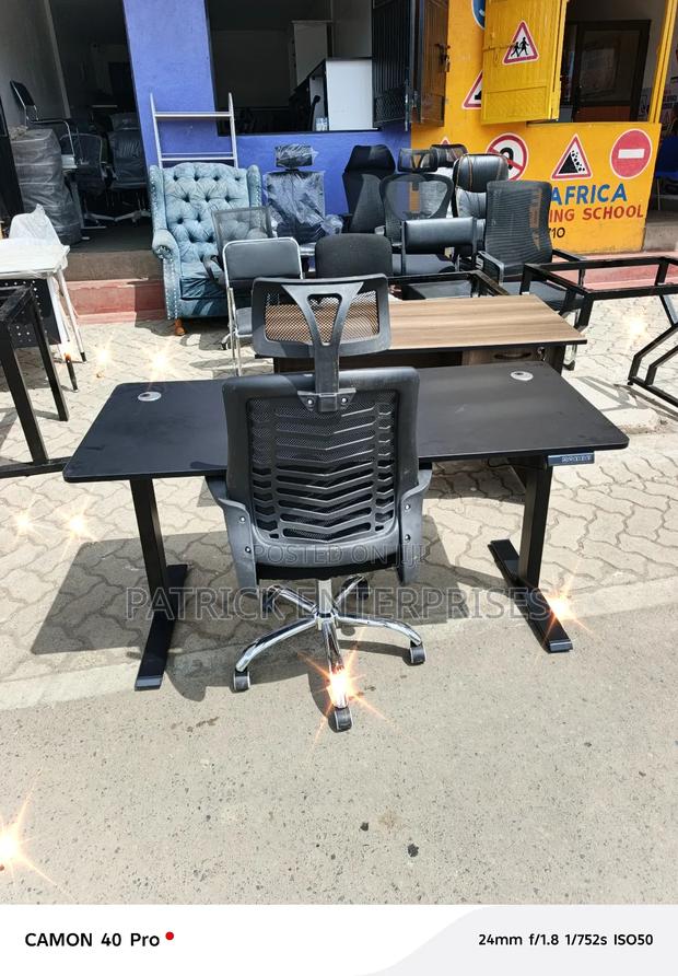 Imported Modern Motorists Height Adjustable Desk + Headrest Chair - thumbnail 3