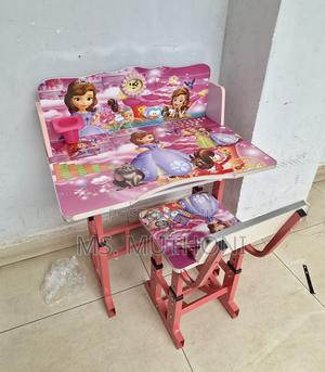 Height-Adjustable Children's Study Table and Chair Set - thumbnail 2