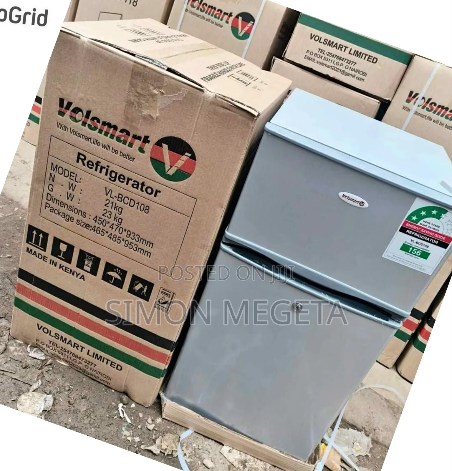 New Volsmart 108 Litres Fridge Available