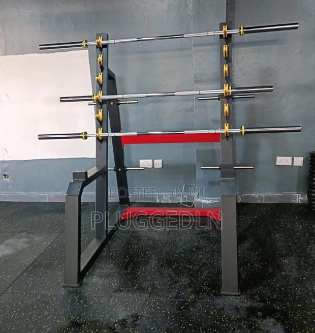 Commercial-Grade Barbell Storage Rack, - main view