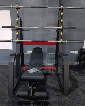 Commercial-Grade Barbell Storage Rack,