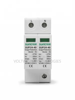 Suntree 275v Ac 2-Pole Surge Protective Device (Spd) - Sup1h-40 T2
