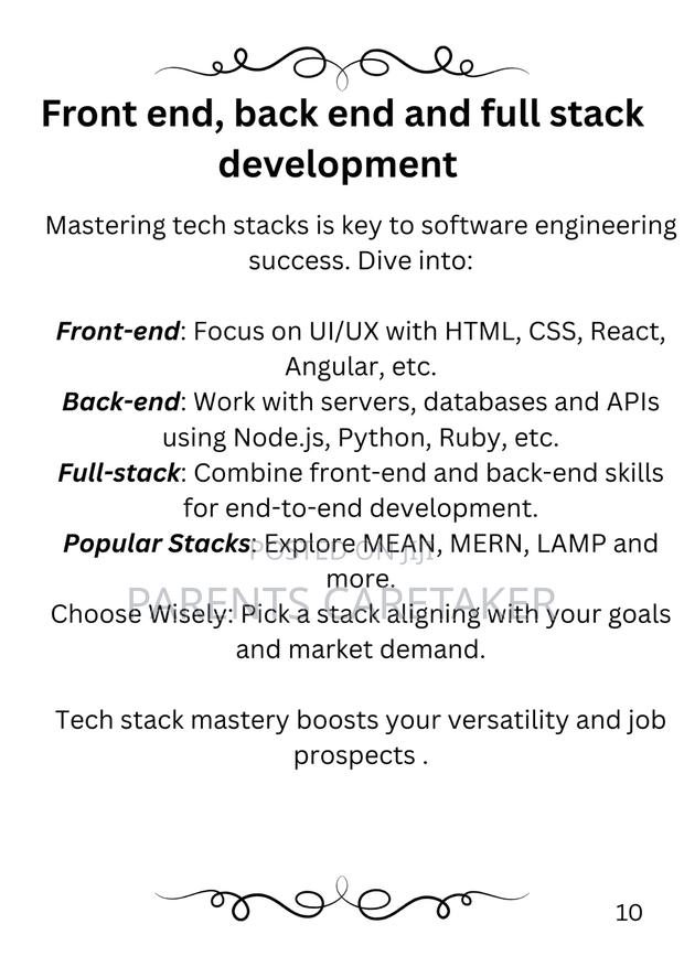From Zero to Hero : Complete Roadmap to Software Engineering Booklet - thumbnail 3