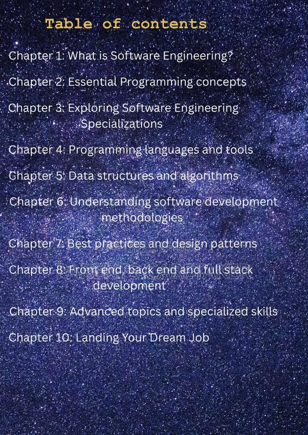 From Zero to Hero : Complete Roadmap to Software Engineering Booklet - thumbnail 4