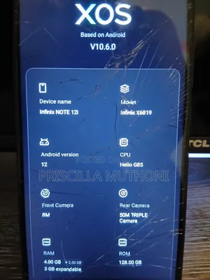 Infinix Note 12i 128 GB Black