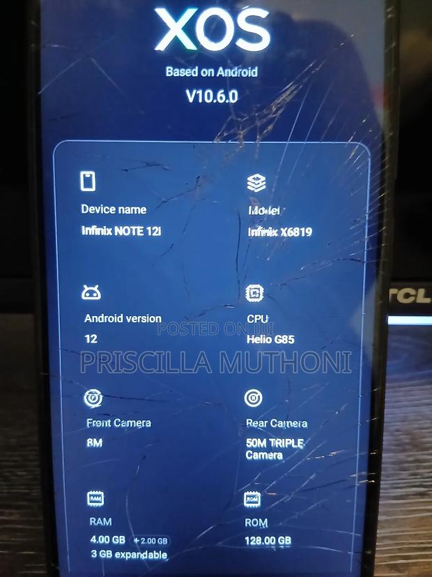 Infinix Note 12i 128 GB Black - thumbnail 5