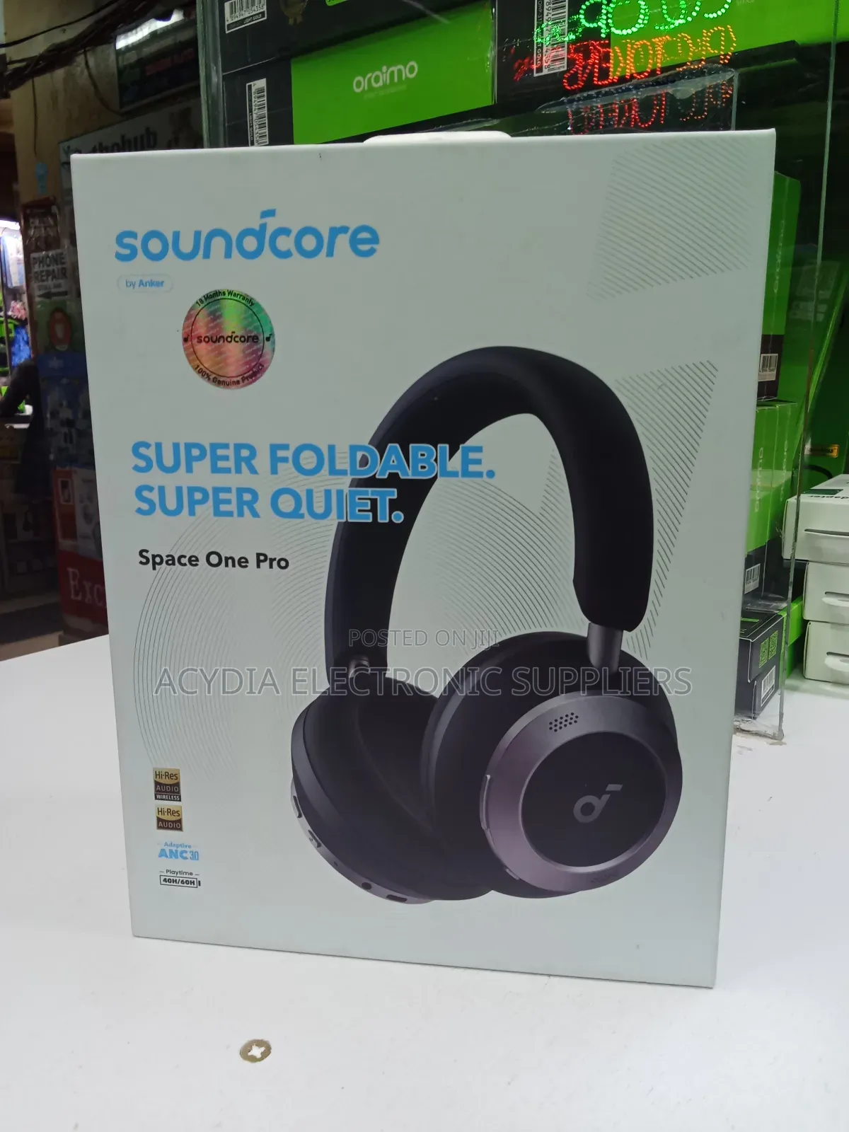 Anker Soundcore Space One Pro Super Foldable Anc Bluetooth Headphones