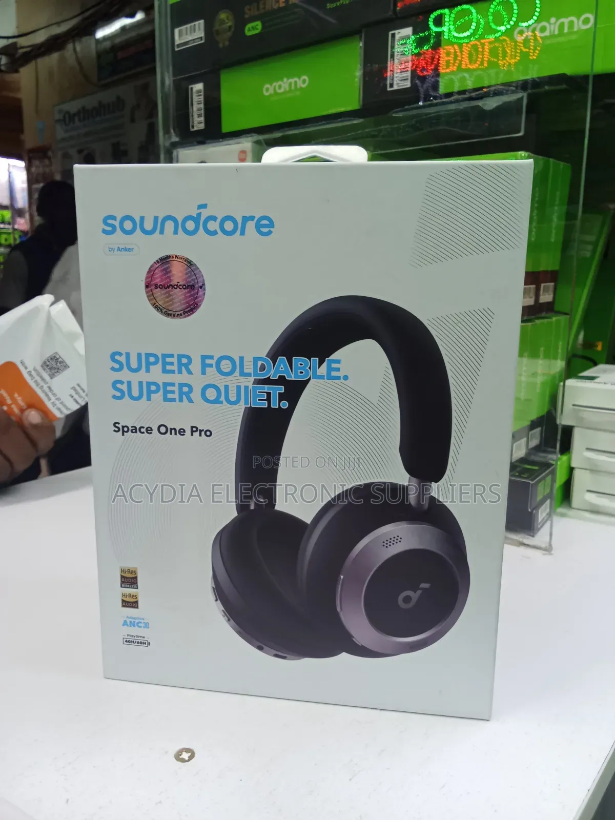 Anker Soundcore Space One Pro Super Foldable Anc Bluetooth Headphones